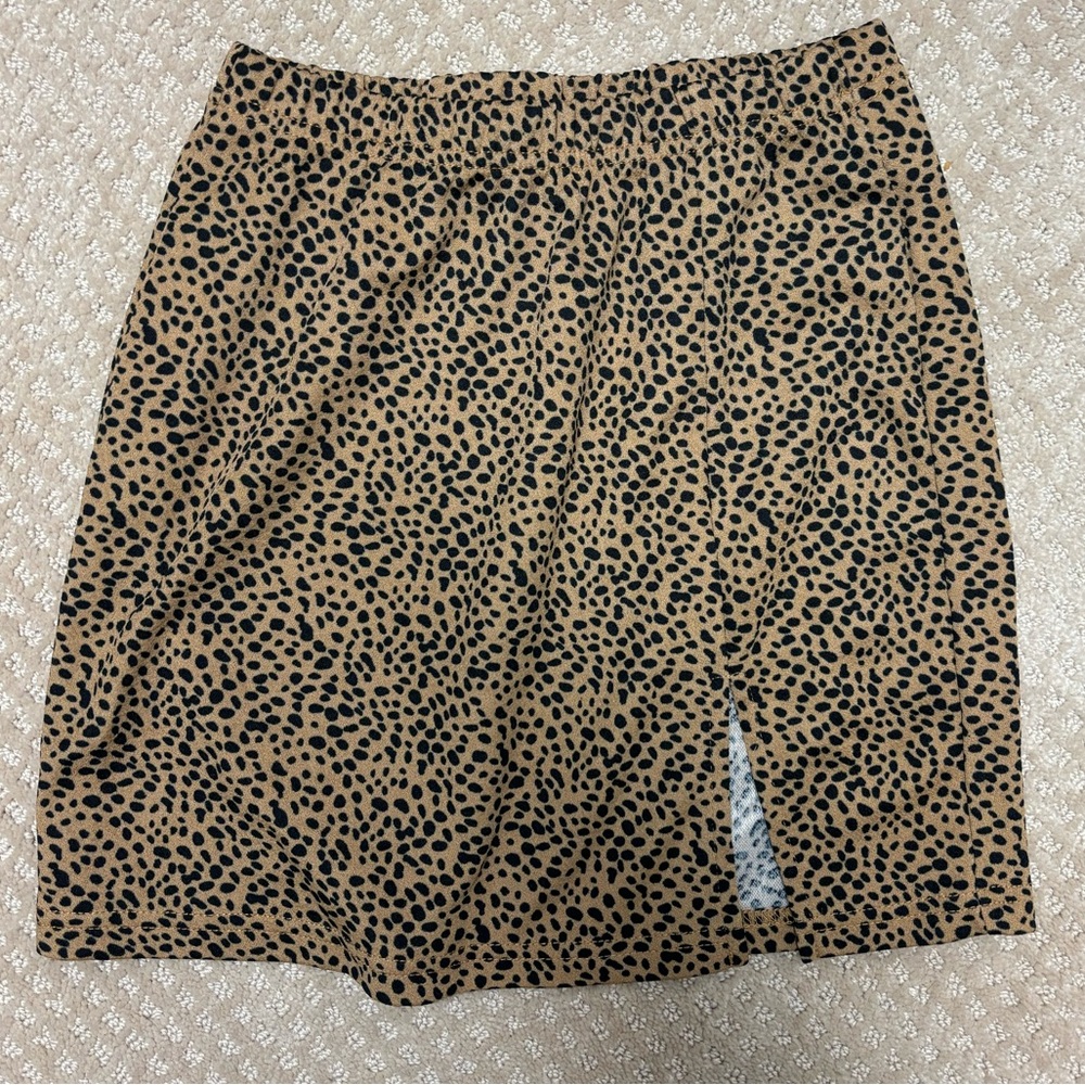 Mini Cheetah Skirt